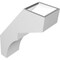 Ekena Millwork 5-in. W x 12-in. D x 16-in. H Monterey Architectural Grade PVC Knee Brace BRCP05X12X16MON - alternate 4